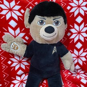 Spock Build A Bear Star Trek Exclusive Live Long and Prosper 18’ plush retired